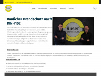 ruser-brandschutz.de Webseite Vorschau