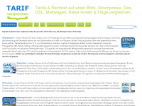 tarif-vergleichen.eu Webseite Vorschau