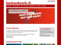 bauhandwerk.ch Webseite Vorschau