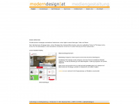 moderndesign.at Webseite Vorschau
