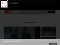 vinschgerwind.it Webseite Vorschau