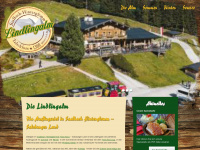 lindlingalm.at Webseite Vorschau