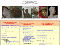 romancoins.info Webseite Vorschau