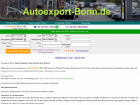 autoexport-bonn.de Webseite Vorschau