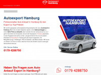 autoexport-hamburg.de Webseite Vorschau
