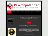paketdepot-loerrach.de Webseite Vorschau
