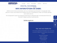 gonicus.de Webseite Vorschau
