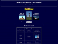 leuchtturm-atlas.de Webseite Vorschau