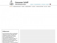 genueser-schiff.de Webseite Vorschau