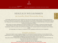 historischer-krug.de Webseite Vorschau