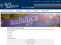 jazzbaltica.de Webseite Vorschau