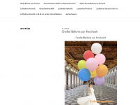 luftballons-hochzeit-1a.de Webseite Vorschau