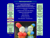 ballonsupermarkt.biz Webseite Vorschau