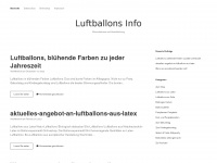 luftballons-info.de Webseite Vorschau