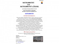 natriumnitrit.com Webseite Vorschau