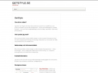 getstyle.se Webseite Vorschau