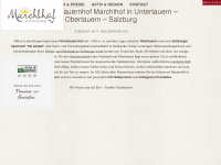 marchlhof.at Webseite Vorschau