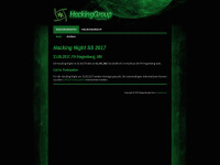 hackinggroup.at Webseite Vorschau