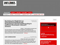 dielinke-fraktion-stralsund.de Webseite Vorschau