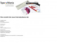 typomania.com Webseite Vorschau