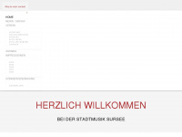 stadtmusik-sursee.ch Webseite Vorschau