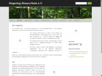 hegering-ahaus-heek.de Webseite Vorschau