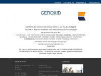 ceroxid.de Webseite Vorschau