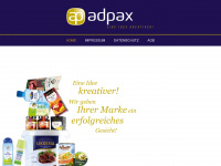 adpax.de Webseite Vorschau
