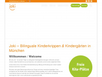 joki-kinderbetreuung.de Webseite Vorschau