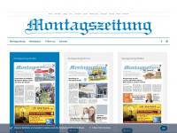 montagszeitung.com Webseite Vorschau