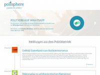 polisphere.eu Webseite Vorschau