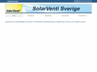 solarventi.se Webseite Vorschau