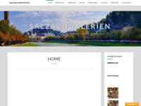 salzachgalerien.com Webseite Vorschau