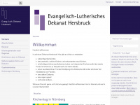 dekanat-hersbruck.de Webseite Vorschau