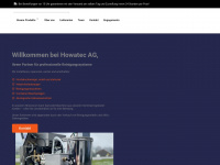 howatec.ch Webseite Vorschau