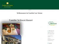gasthof-schwarzbauer.at Webseite Vorschau