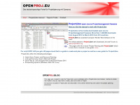 openproj.eu Webseite Vorschau