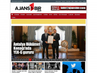 ajansbir.com Webseite Vorschau