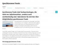 geschlossener-fonds.com Webseite Vorschau