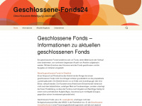 geschlossene-fonds24.de Webseite Vorschau