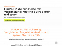 billige-kfz-versicherung.org Webseite Vorschau