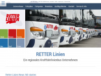 retter-linien.at Webseite Vorschau