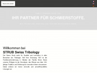 strub-lube.ch Webseite Vorschau