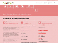 wollcafe.ch Webseite Vorschau