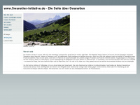 swanetien-initiative.de Webseite Vorschau