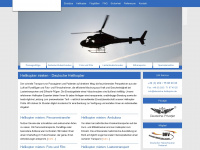 deutsche-helikopter.de Webseite Vorschau