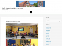 antoniusschule-darfeld.de Webseite Vorschau