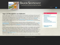 balkon-sichtschutz.eu Webseite Vorschau