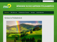 gruene-fuldabrueck.de Webseite Vorschau
