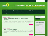 gruene-niestetal.de Webseite Vorschau